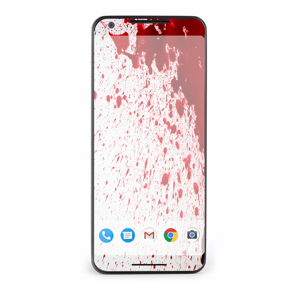 Google Pixel 2 Skins Decal Wrap Blood Splatter Dexter