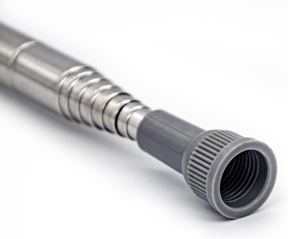 9 Piece Microfiber Feather Multihead Duster kit with Long Retractable Handle