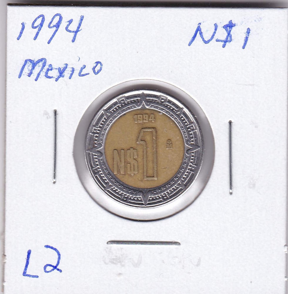 1994 Mexico 1 Peso L2