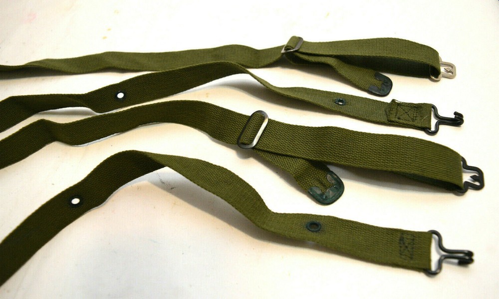 USGI AN/PRC-25 Radio Headset Canvas Straps 2 Pack
