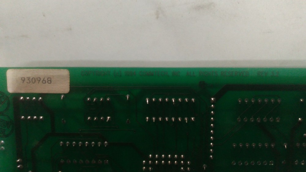 Commtech Inc Fastcom: HSCX 4 Mbit/S Synchronous Communication Adapter