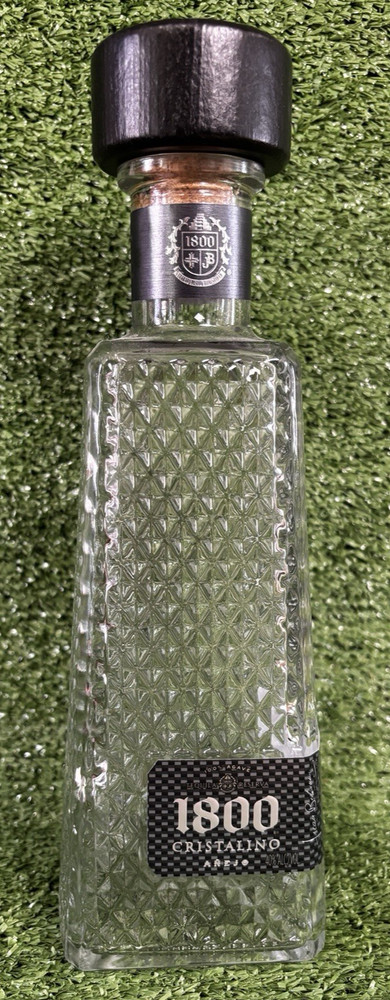 1800 Cristalino Anejo Tequila Decorative Decanter Bottle