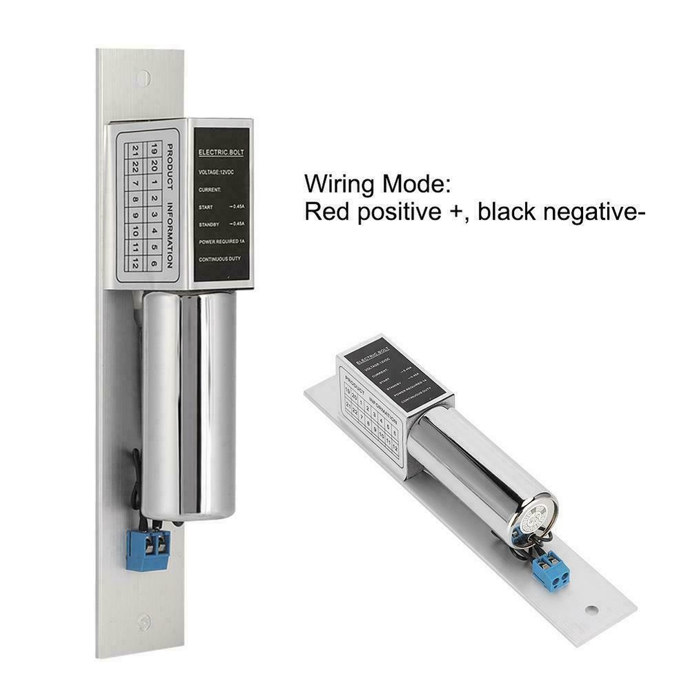 Safe Security Door Access Control System DC 12V Electric Drop Blot Lock Dead