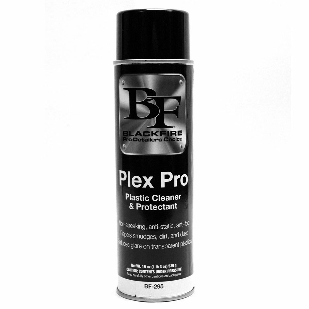 (2) BLACKFIRE Plex Pro Plastic Cleaner & Protectant BF-295 19 oz aerosol