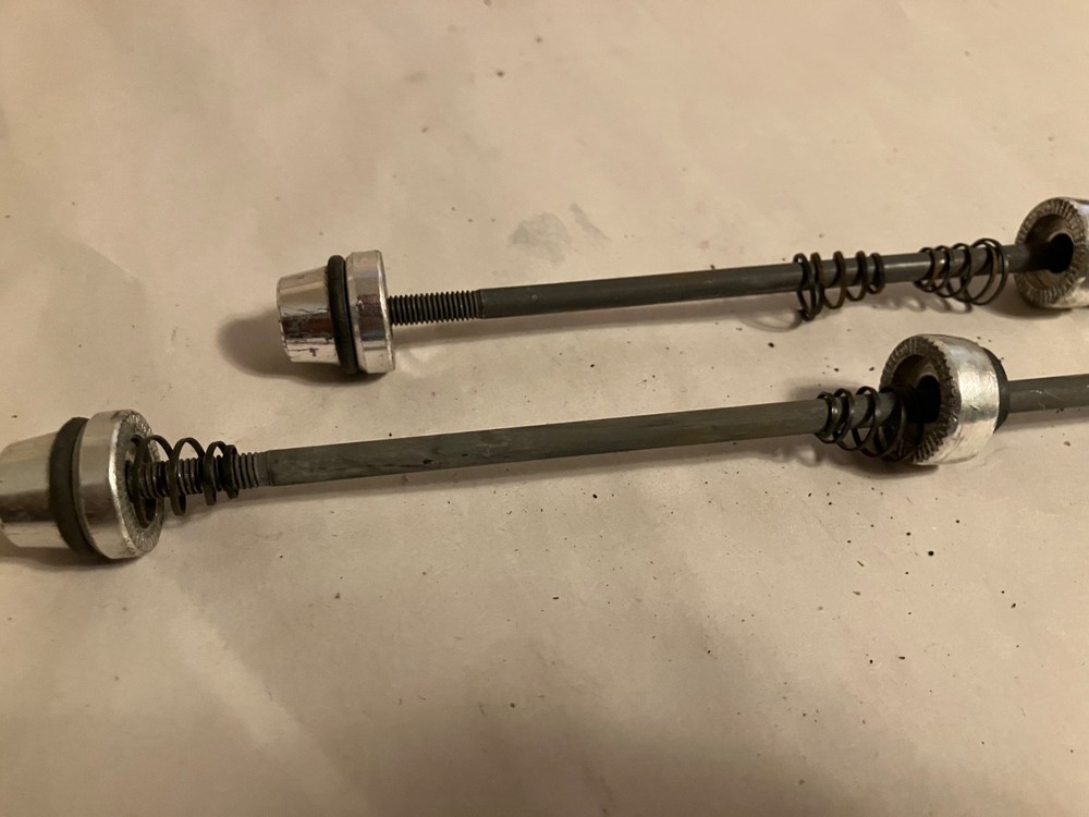 Vintage Q-Stix Anodized Silver Skewer Set