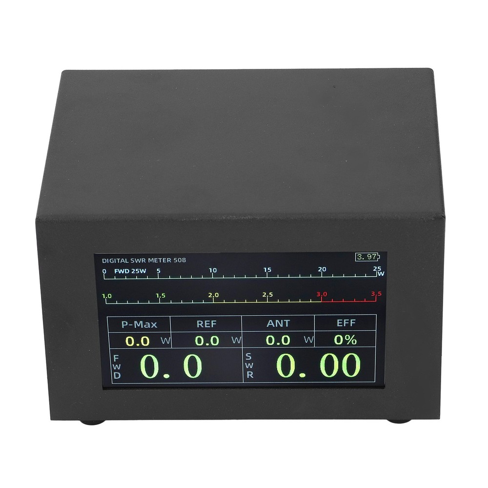 1.8‑54MHz 200W Digital Power SWR Meter With UHF Interface IPS Touch Screen