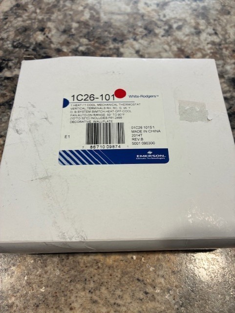 1C26-101 White Rodgers Thermostat