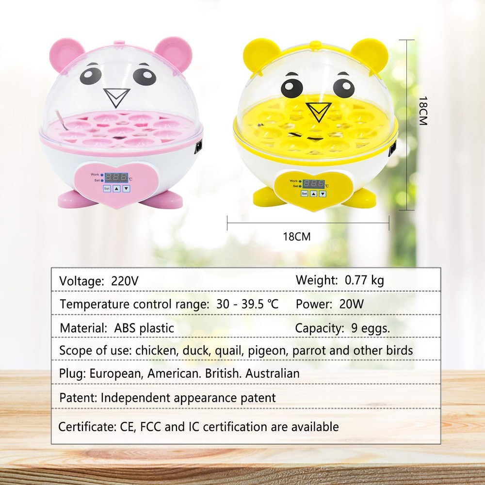 Morishima Egg Incubator with Automatic Temperature Control Hatcher for Chickens/