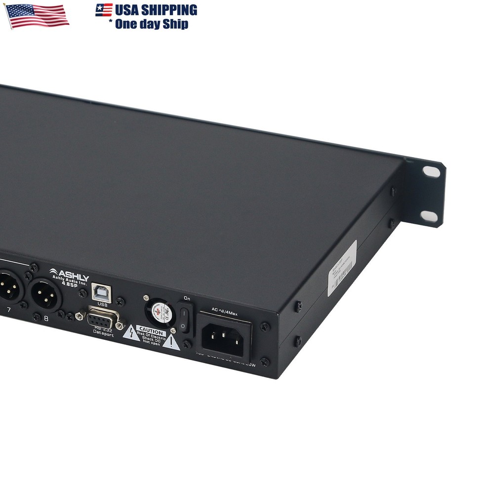 4.8SP 110V Digital DSP Audio Processor Original Software 4 Input 8 Output #USA