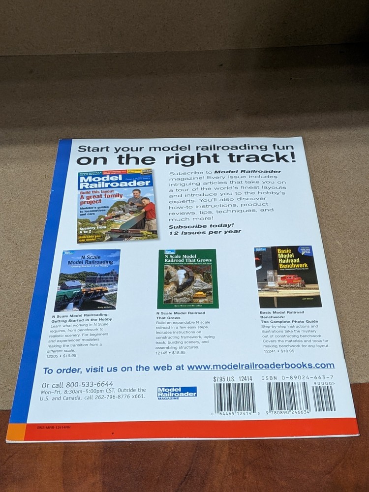 Kalmbach - #12414 - Model Railroader - Get Started In N Scale Book - NOS