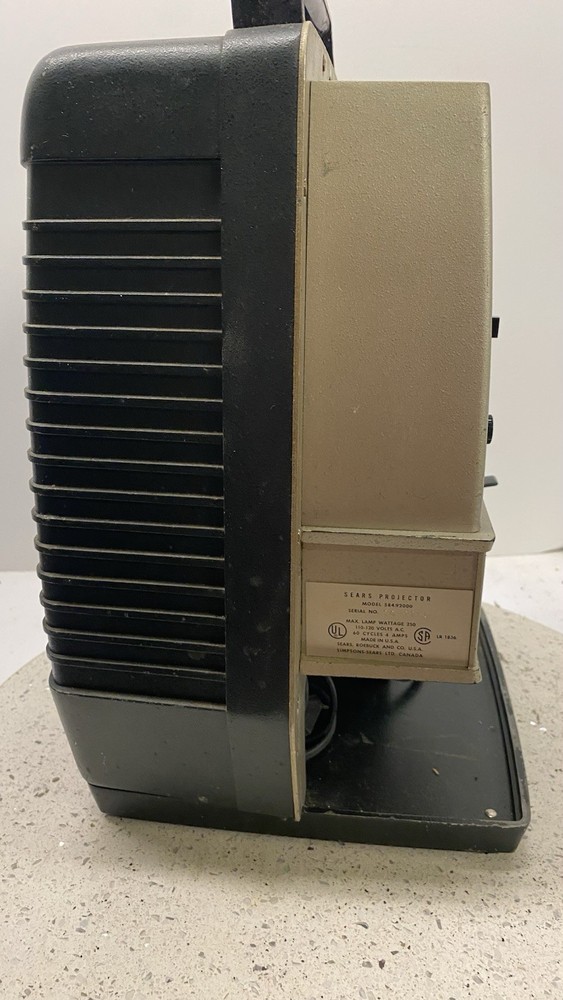 Vintage Sears 8mm Easi-load Model 200 Projector Tested