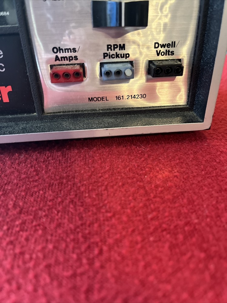 Sears Solid State Electronic Engine Analyzer Mo. 161.214230