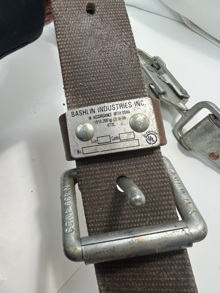 BASHLIN Lineman Climbing Belt Bashlin