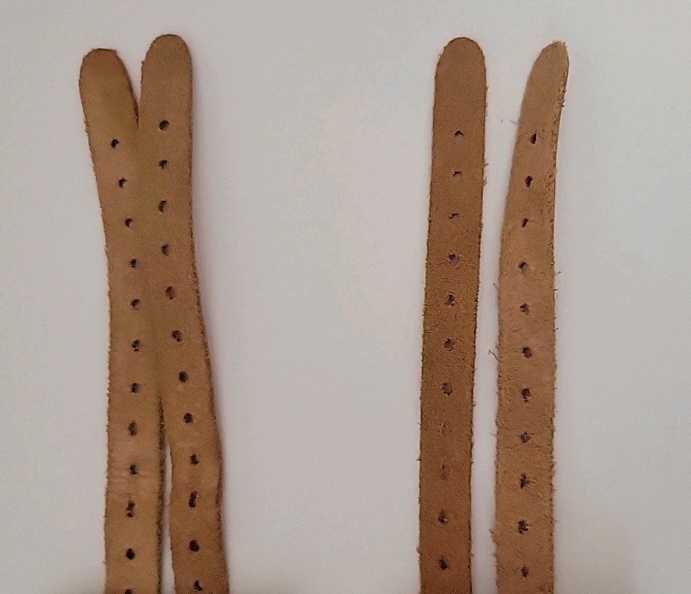 Vintage ELMER'S Canvas Leather Ankle Weights 2.5 lb 🔥 Exercise