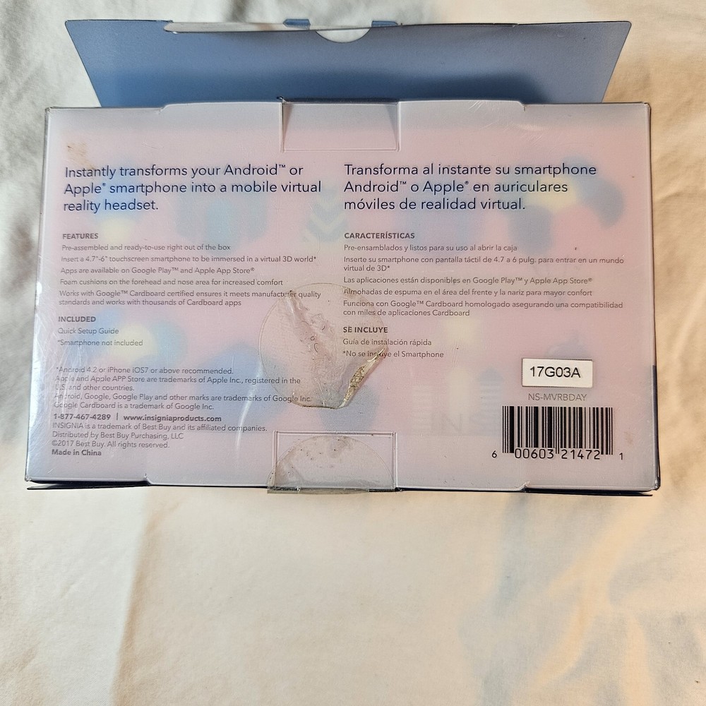 Virtual Reality Viewer Pink Birthday Theme