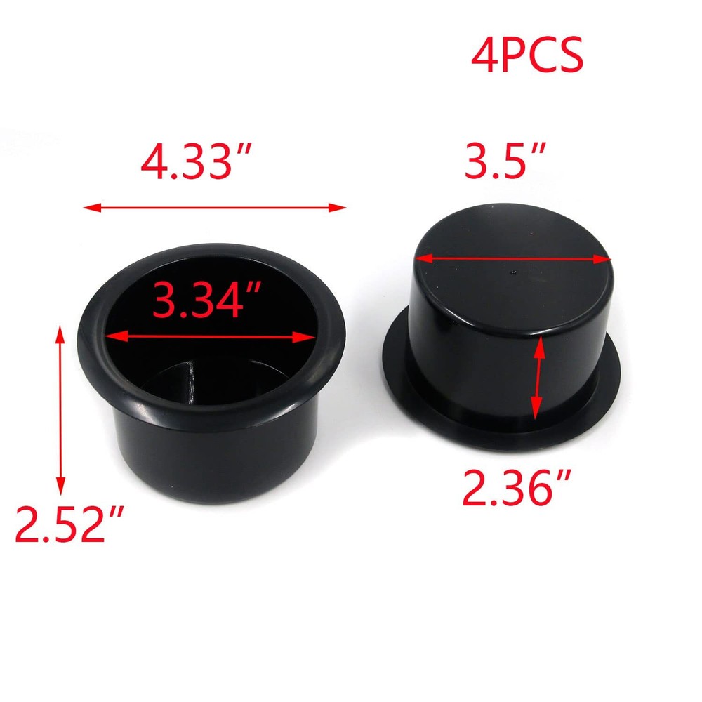 Plastic Cup Holder Sofa Couch Boat able Cup Holder Replacement 110—64mm outer S
