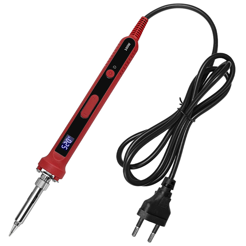 100W Soldering Iron Digital Display Adjustable Temp Inter Heated Welding Irons