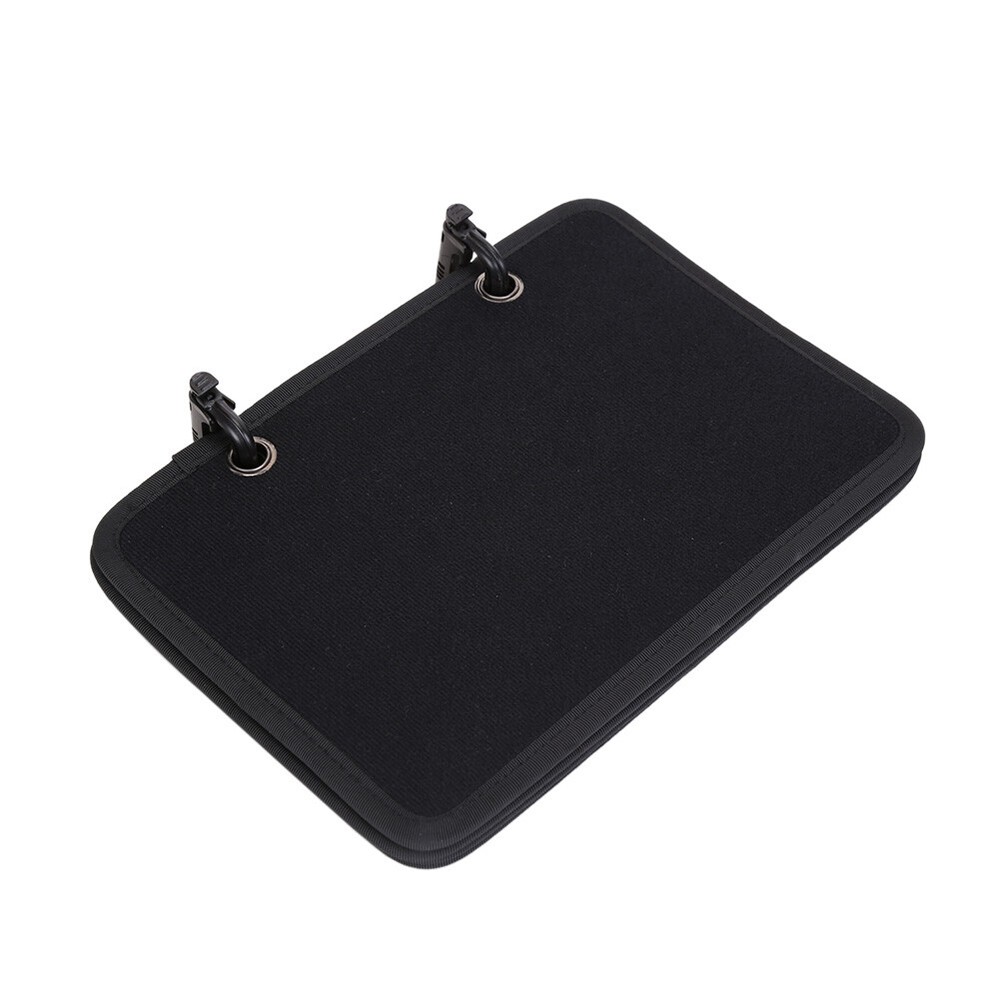 Tactical Patch Booklet Flip-Page Patch Book Holder Panel with Removable Buckles