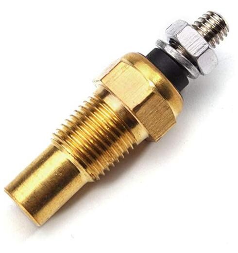 Universal Brass Electrical Sender Oil Water Temperature Temp 1/8 NPT Sensor