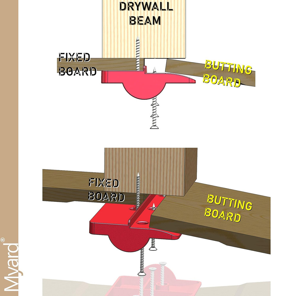 Drywall Fitting Tool, Supports the Board in Place While Installing