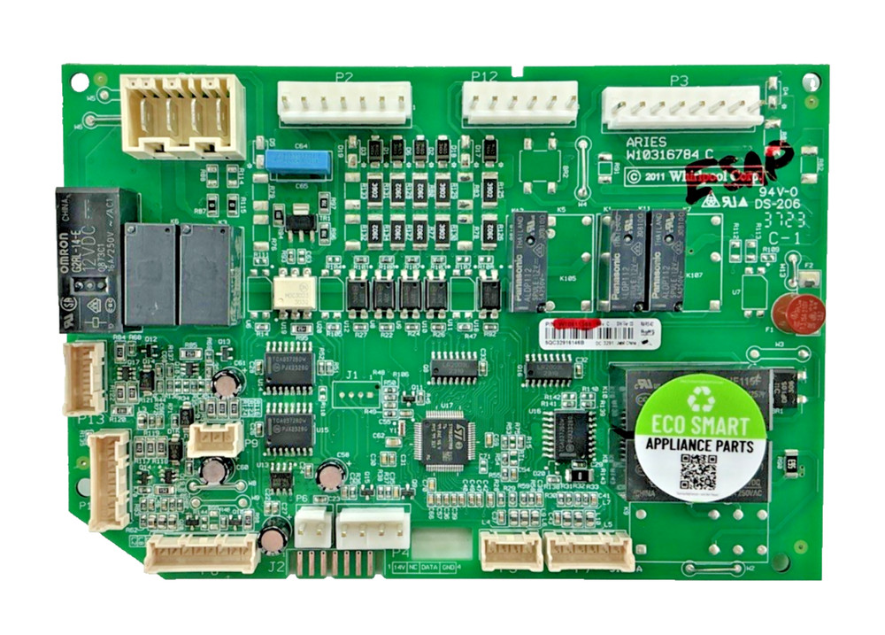W10811365 OEM Whirlpool Refrigerator Main Control Board Replacement