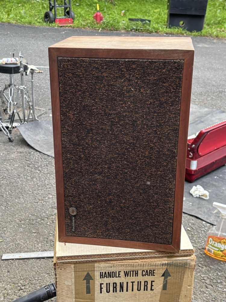 Vintage Rectilinear MINI III Speaker Pair with Original Boxes