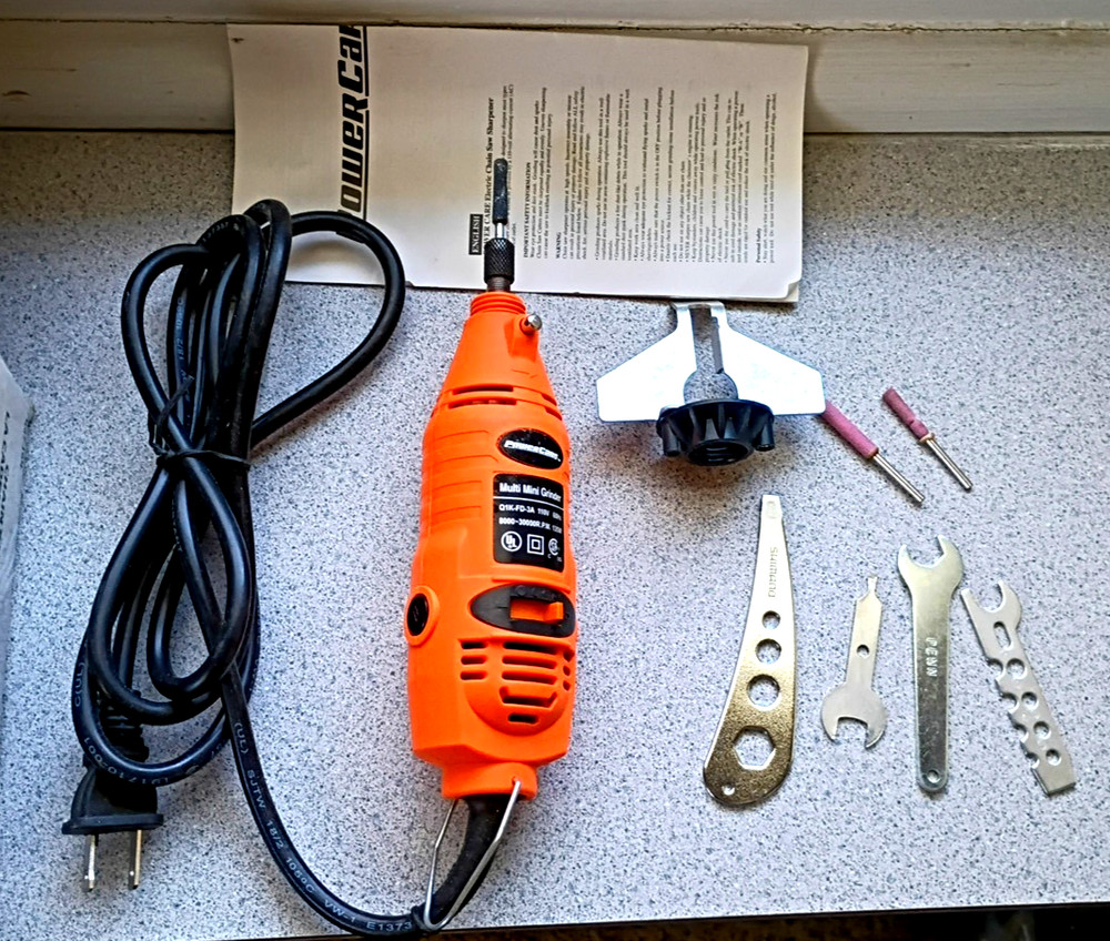 Chainsaw Chain Sharpener PowerCare 110 Volt #467-164