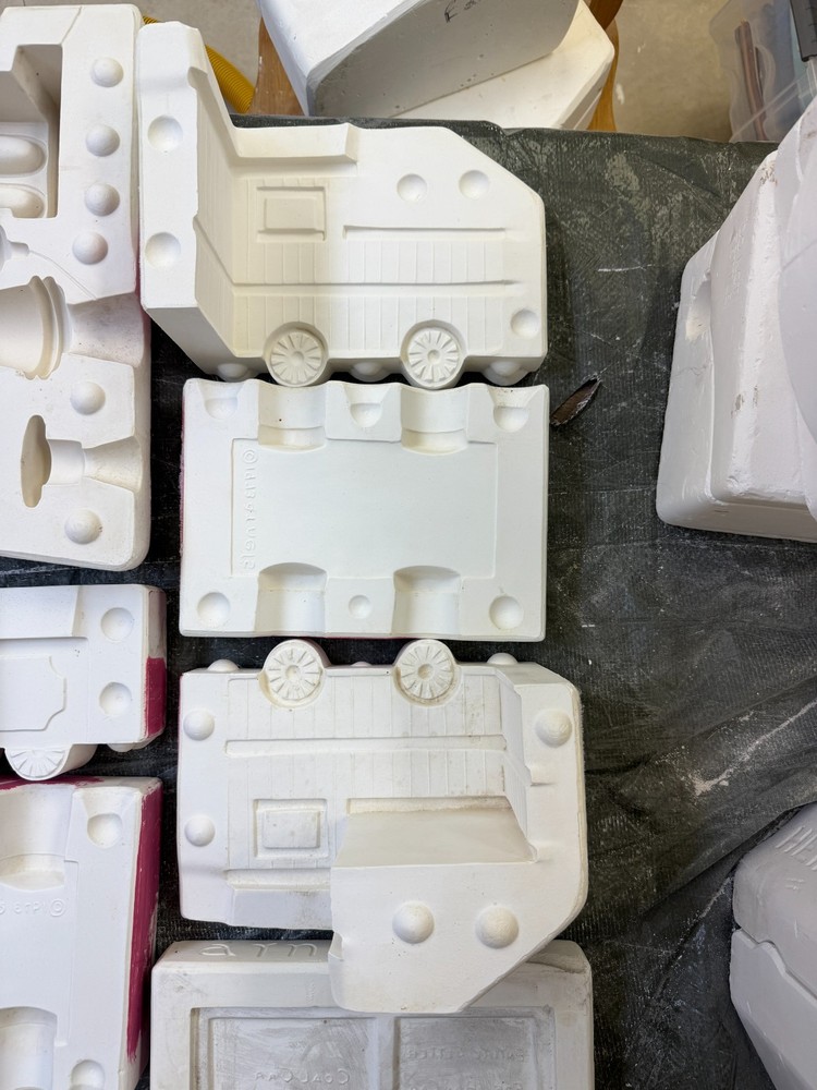 VINTAGE ARNEL'S CERAMIC MOLD #796 A/B/C/D/E CHOO-CHOO TRAIN ENGINE/DECANTER