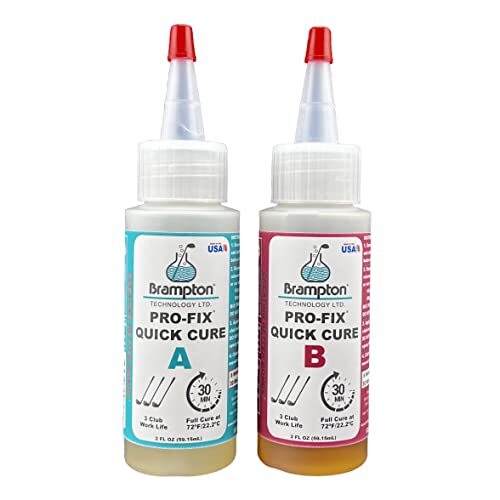 Brampton PRO-FIX Quick Cure Golf Epoxy - 30 Minute Golf Club Assorted Styles