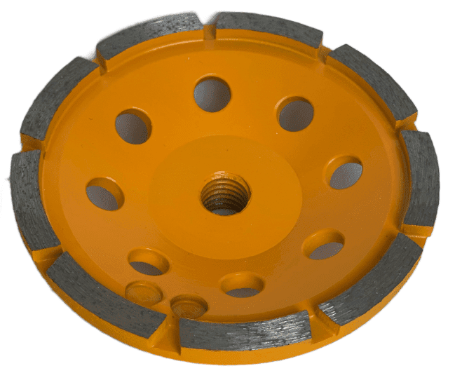 4.5" Premium Single Row Cup Wheel, 5/8"-11 threaded Arbor