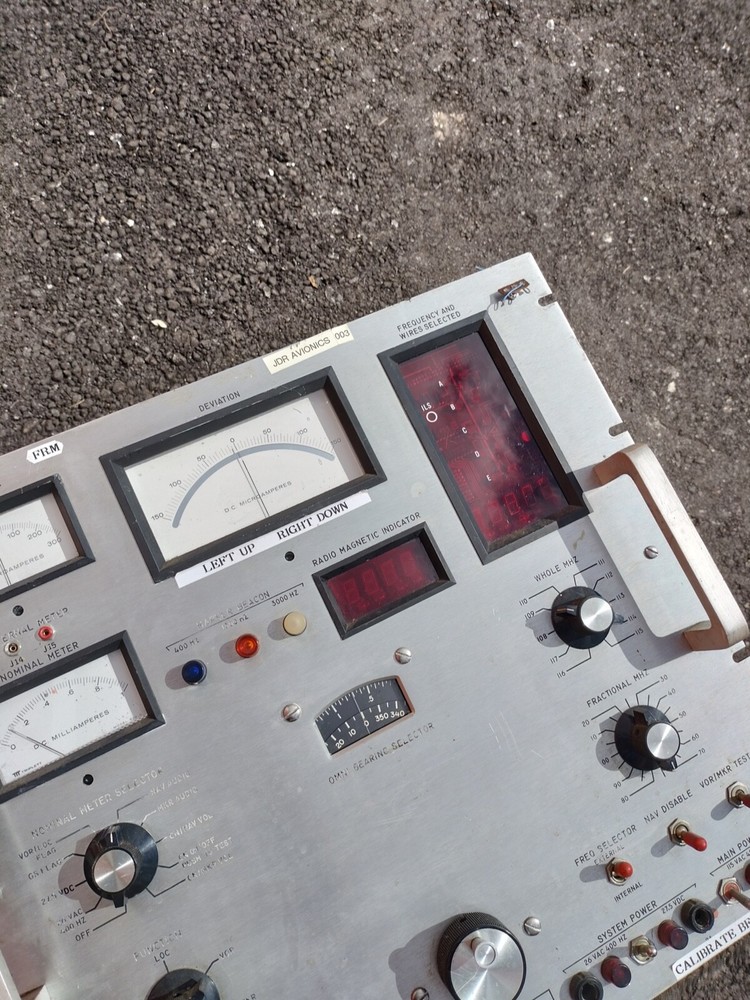 Bendix Avionics RNT-260A VOR ILS Sys Test Panel System 4000951-6001