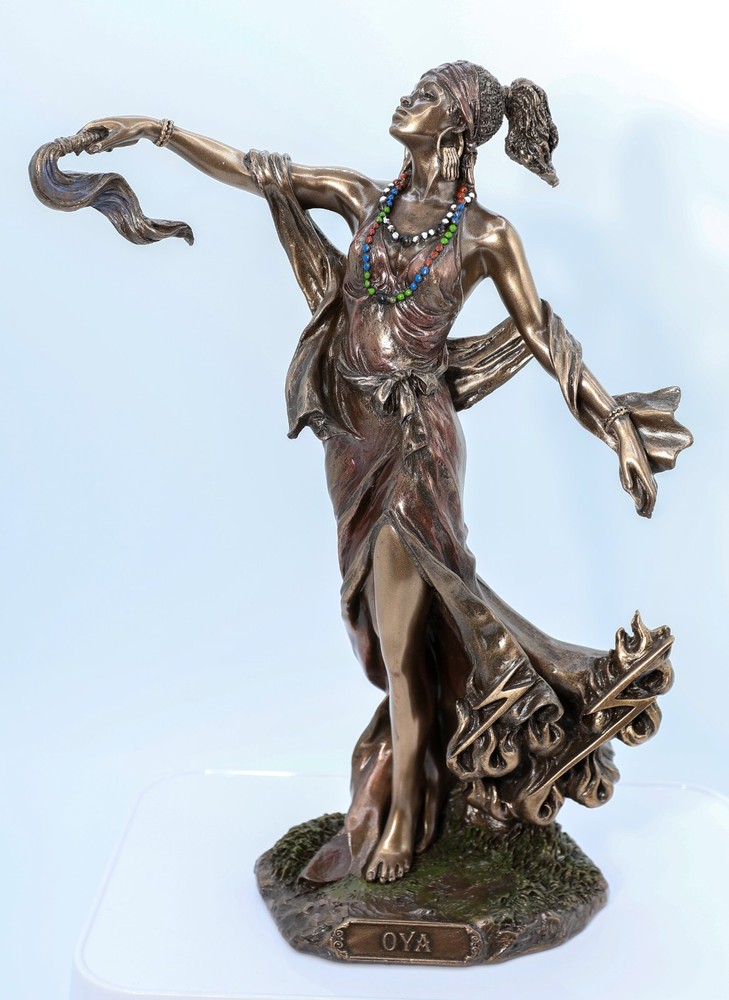 Veronese Design OYA Goddess Wind Storm Statue Studio Collection African