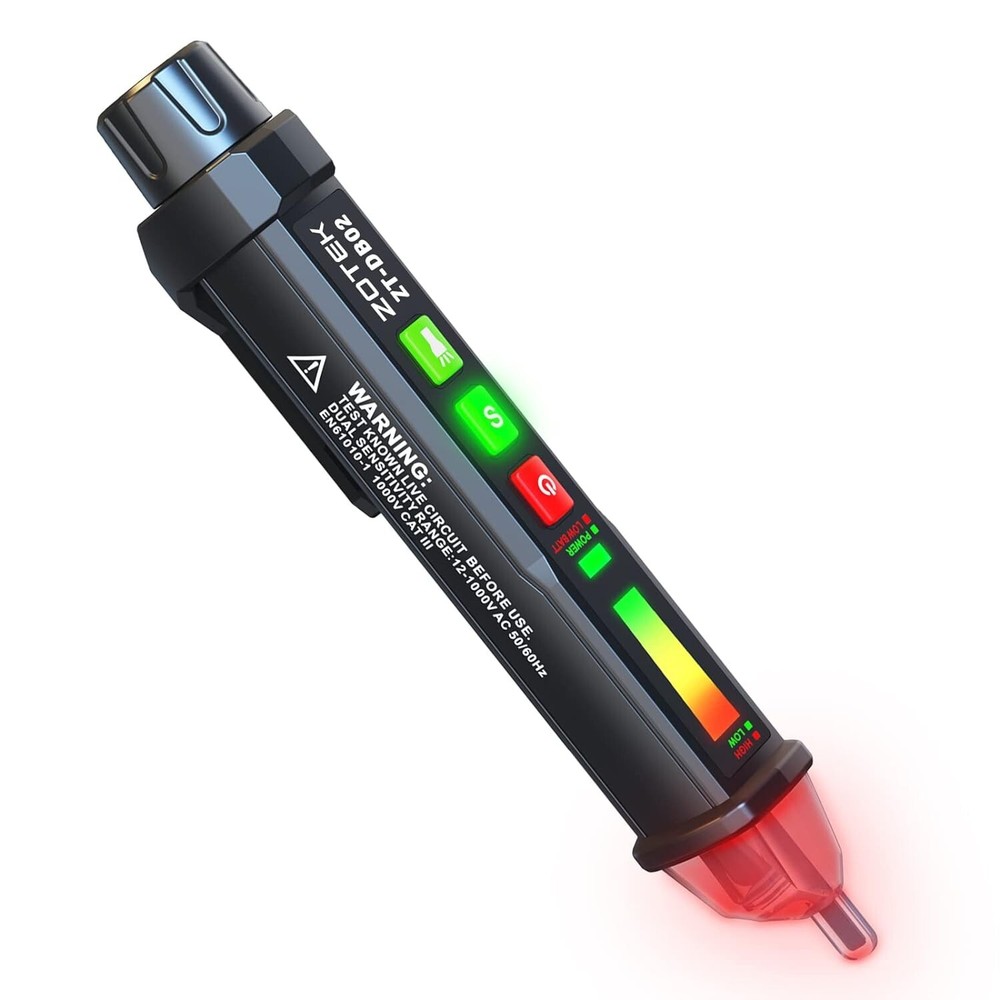 Non-Contact Voltage Tester - Dual Range AC Voltage Tester with Flashlight