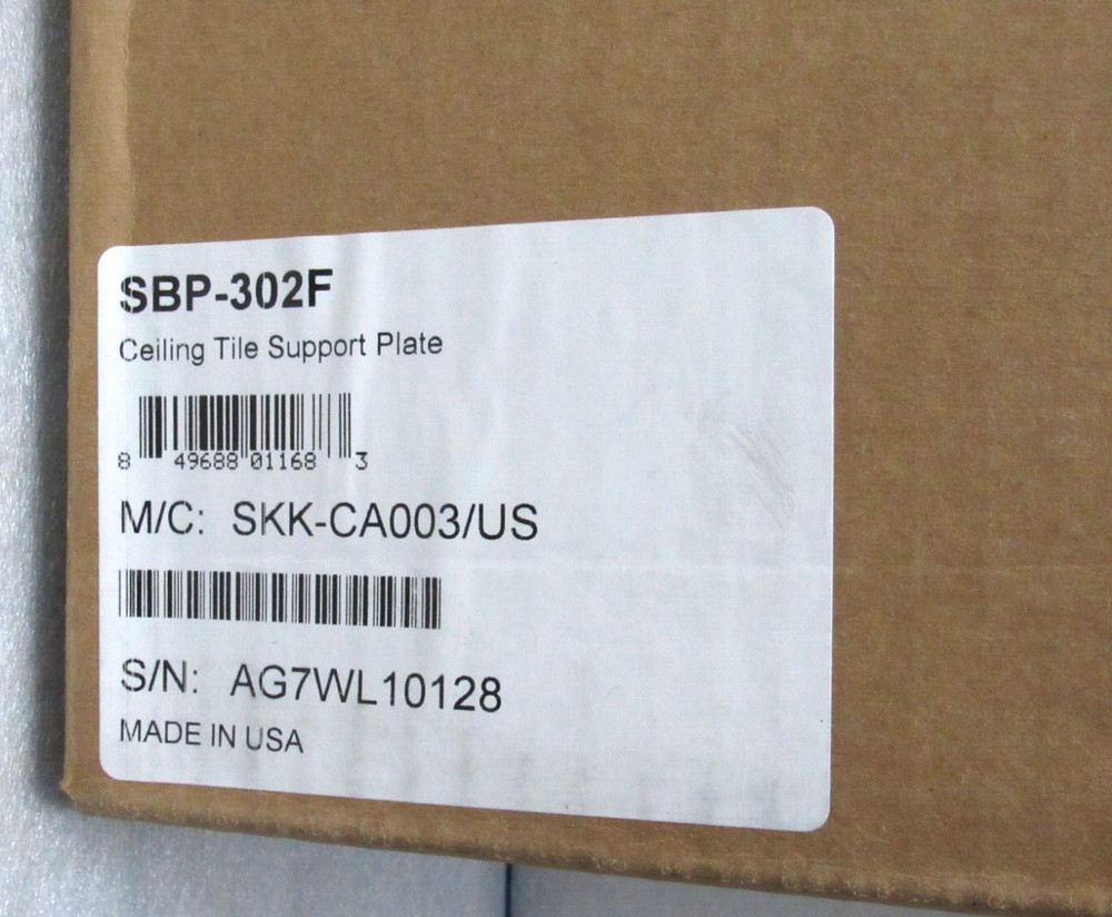 Hanwha SBP-302F Ceiling Tile Support Plate (SEALED) [CTPA]
