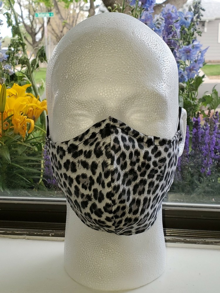 *Made In USA** Leopard Print Mask