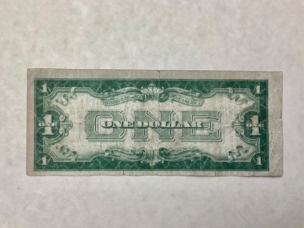 1928 B Funny Back $1 Silver Certificate cd
