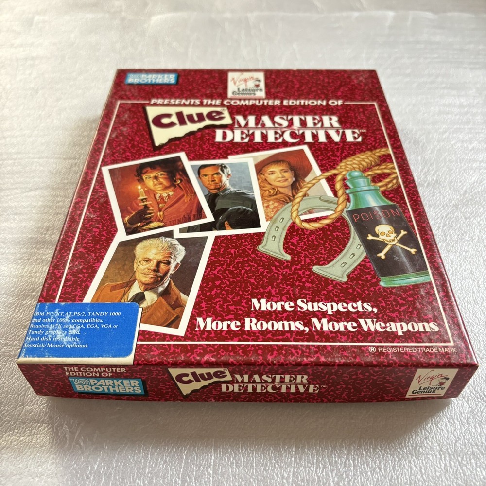 Clue Master Detective Tandy / IBM Complete
