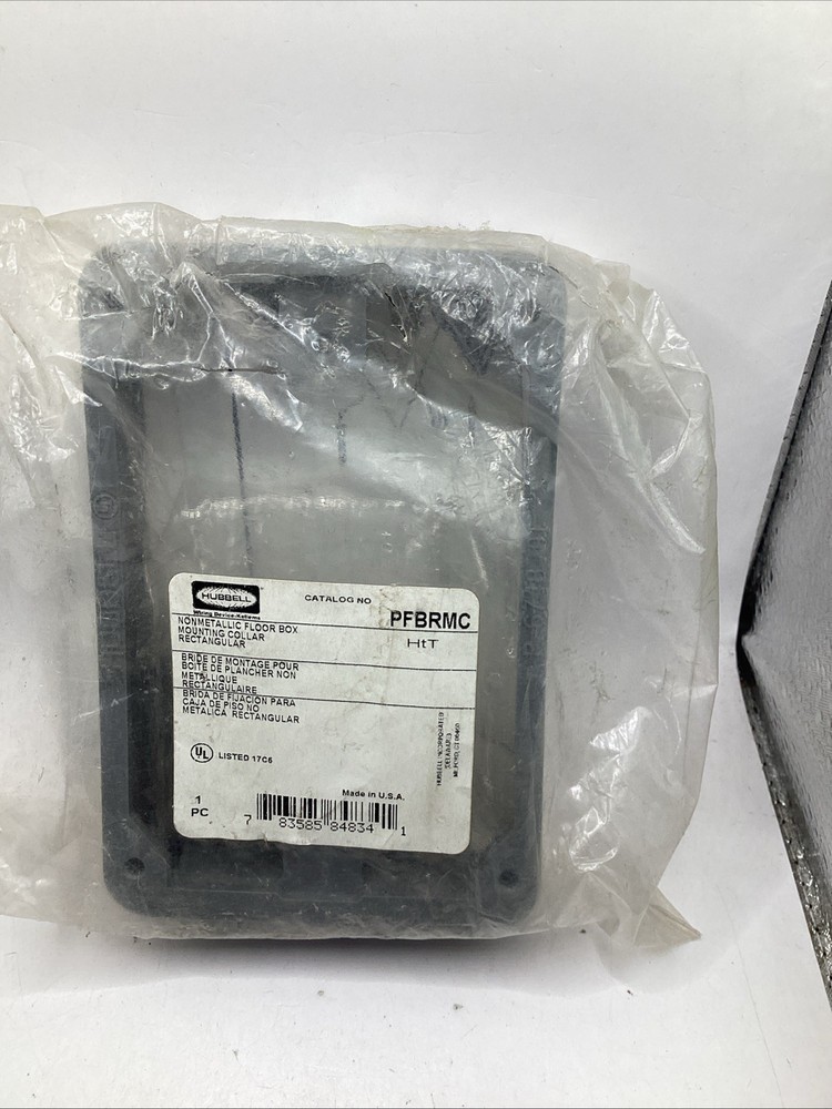 Hubbell PFBRMC Nonmetallic Floor Box Mounting Collar Rectangular NEW