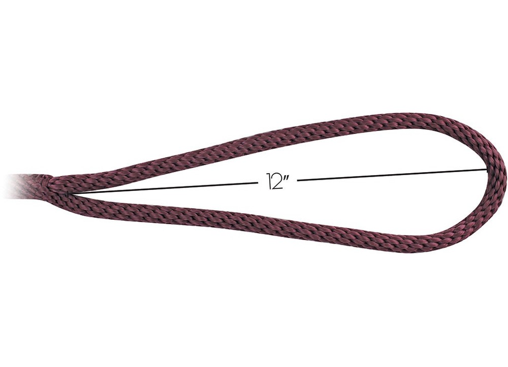 Extreme Max 3006.2341 BoatTector Solid Braid MFP Dock Line - 1/2" x 20' Burgundy