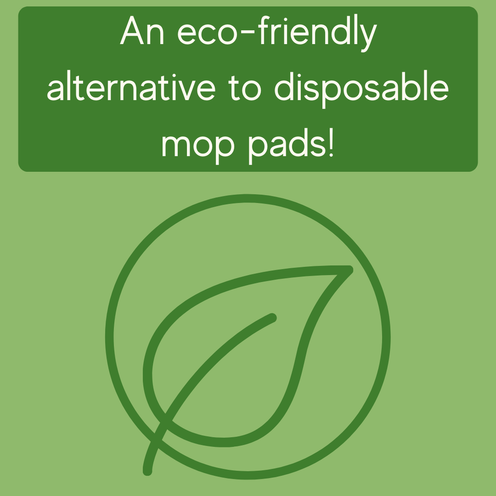Clean Castle 12" Reusable Premium Microfiber Mop Pads - 12 PACK