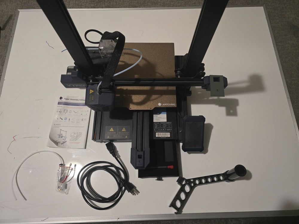 Anycubic Vyper 3D Printer Auto Leveling FDM w/ Accessories & Tools Tested