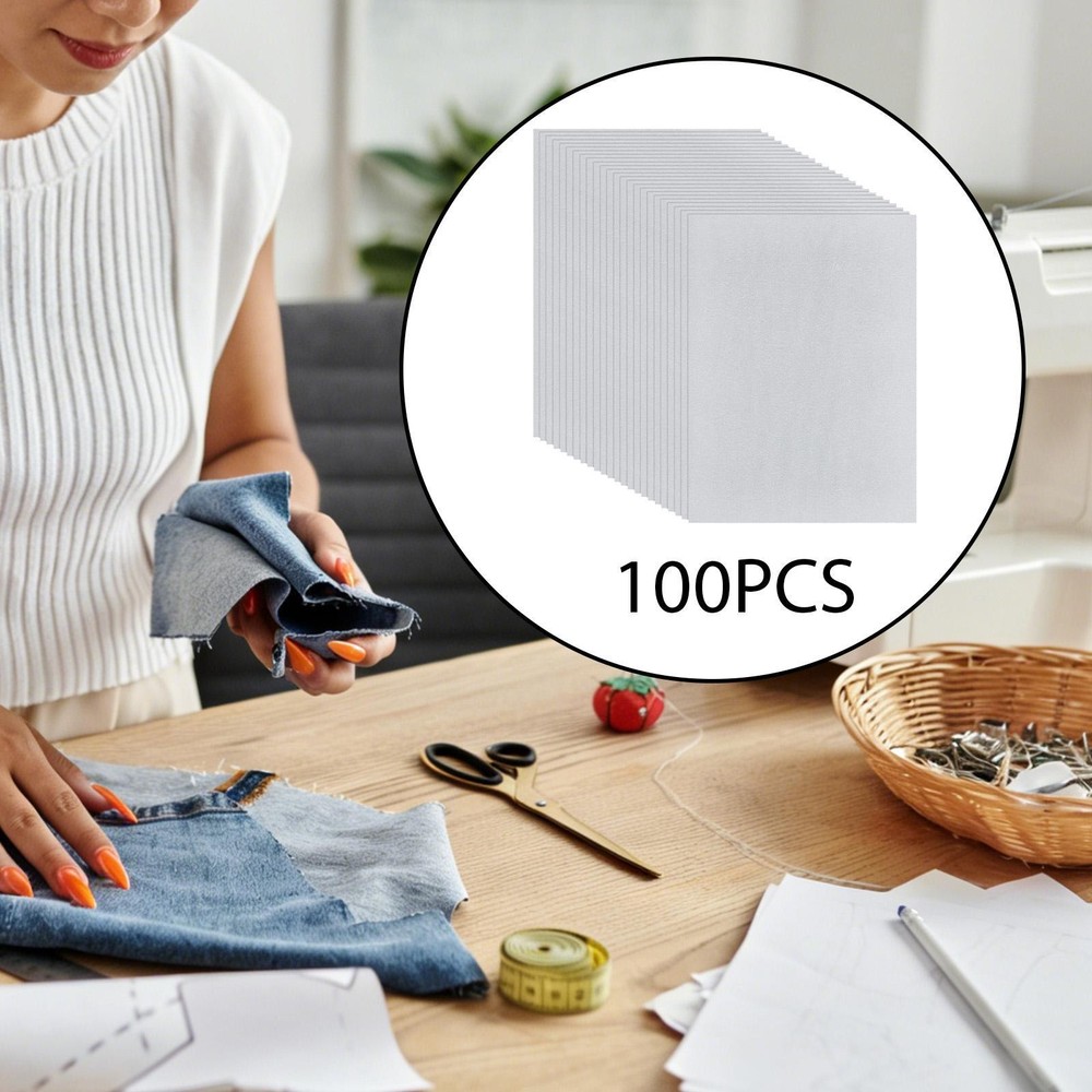 100Pcs Freezer Paper Sheets Versatile Practical Foundation Piecing Papers