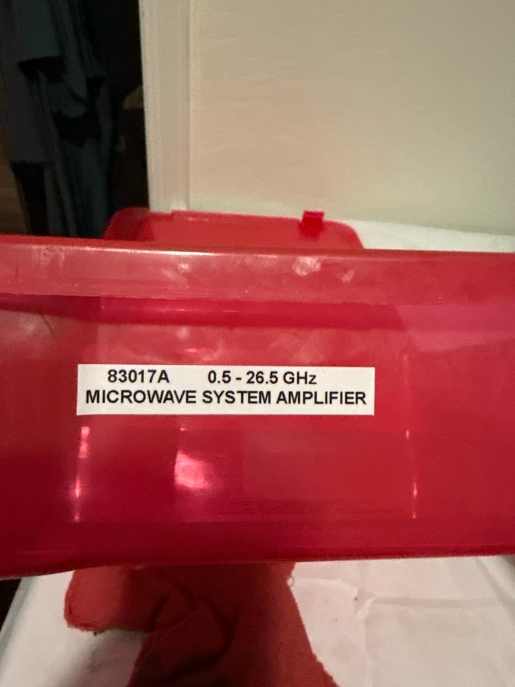 Keysight 83017A Microwave System Amplifier 0.5–26.5 GHz (Untested, Former Electr