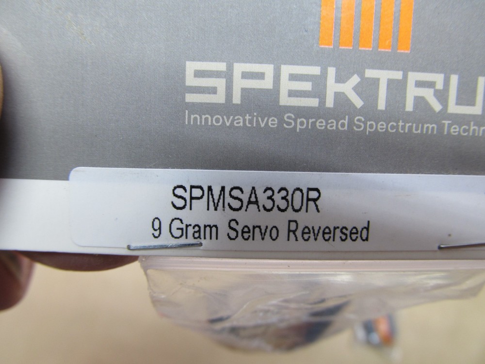 Three Spektrum SPMSA330R Sub Micro Analog Servos