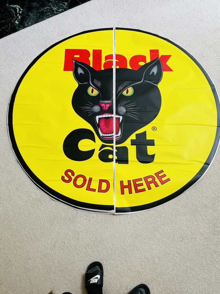 Black Cat 60” Vinyl Sticker