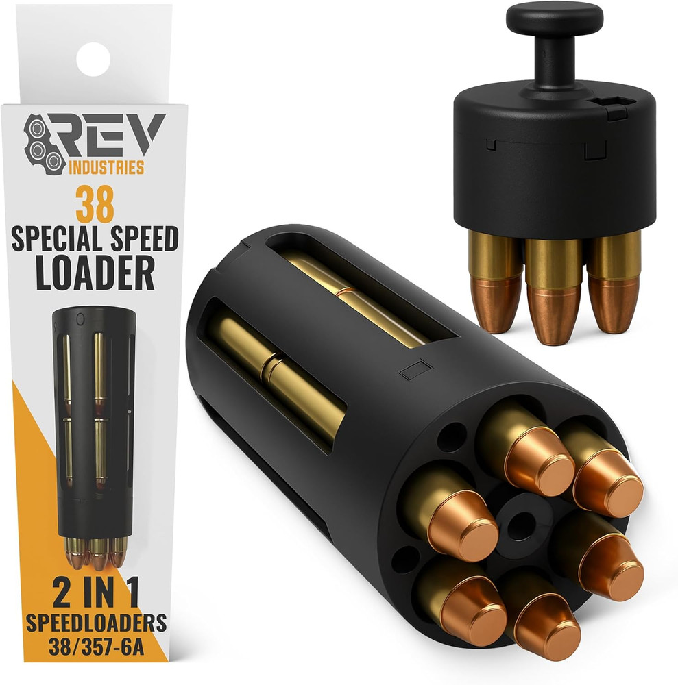 38 Special Speed Loader - 357 Magnum SpeedLoader for .38/.357, Black