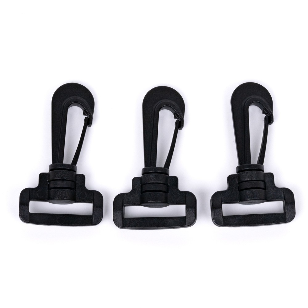 50 - 1 Inch Plastic Swivel Hook Snap