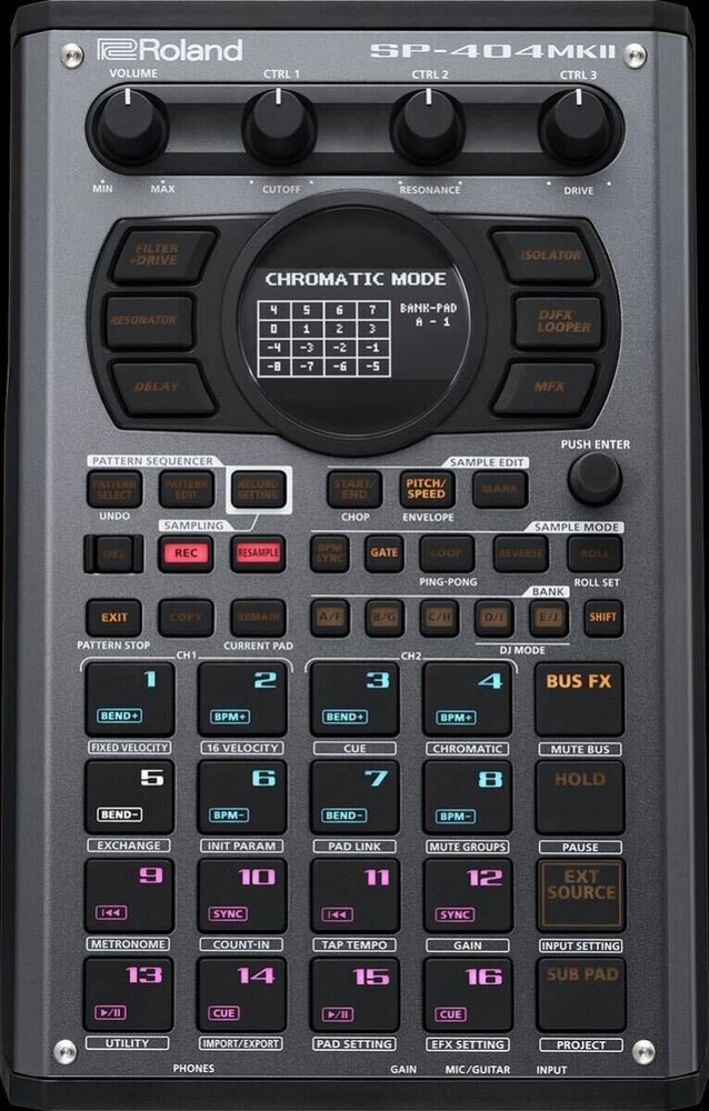 ROLAND SP-404 MK 2 Sampler Beatmaking Machine