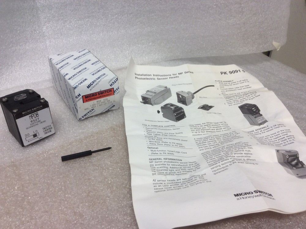 MICRO SWITCH MPD8 DIFFUSE SCANNING HEAD SWITCH KIT RARE NEW $139
