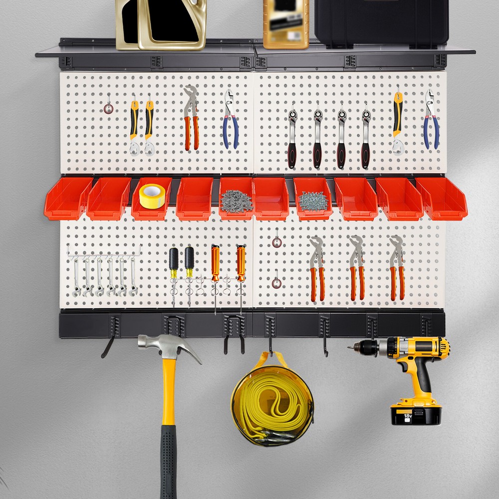 Garage Storage Wall Organizer Tool Storage Rack Wall Mounted Tool Storage Kit